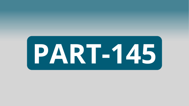 EASA Part-145 Regulations (Specialized)